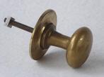 Oude niet antieke koperen deurknop, Minder dan 80 cm, Gebruikt, Ophalen of Verzenden, Buitendeur