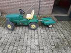 Traptrekker met aanhanger., Kinderen en Baby's, Speelgoed | Buiten | Voertuigen en Loopfietsen, Ophalen, Gebruikt
