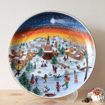 Vintage Kerstbordje SPAL Porselanas Portugal Natal 1989 beschikbaar voor biedingen