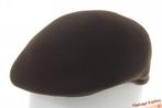 Vintage flatcap Voorgevormde pet Cappello bruin wolvilt 56, Kleding | Heren, Hoeden en Petten, Ophalen of Verzenden, Cappello
