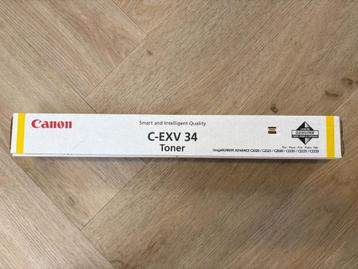 Nieuwe toner Canon C-EXV 34 yellow in geheel dichte doos beschikbaar voor biedingen