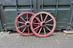 Wagenwiel, karrewiel, set van 2 gelijke wielen. ø80 cm., Ophalen of Verzenden
