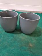 kopjes douwe egberts grijs groot, Antiek en Kunst, Antiek | Servies los, Ophalen of Verzenden