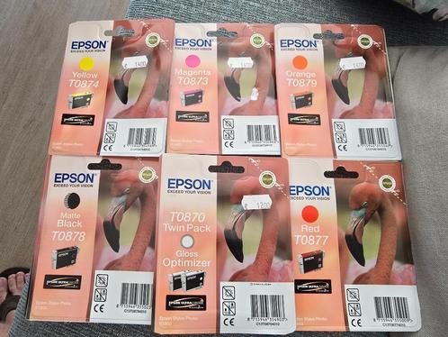 6x Epson Stylus Photo inkt/cartridge diverse kleuren nieuw, Computers en Software, Printerbenodigdheden, Nieuw, Cartridge, Ophalen of Verzenden