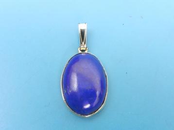Gouden hanger met lapis lazuli                            L5 beschikbaar voor biedingen