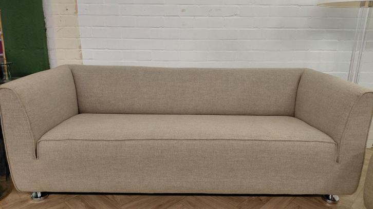 Gelderland 4800 | 2,5 zits | Beige | Refurbished, Huis en Inrichting, Banken | Bankstellen, Zo goed als nieuw, Rechte bank, Driepersoons