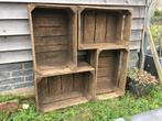 Antieke oude fruitkisten fruitkistjes veilingkist appelkrat, Huis en Inrichting, Woonaccessoires | Kisten, Ophalen, Minder dan 50 cm