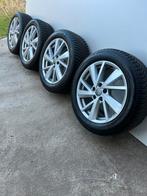Originele audi Q3/ t-roc velgen 17 inch met winterbanden, 215 mm, Banden en Velgen, 17 inch, Winterbanden