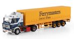 WSI SCANIA 2 + KLASSIEKE TRAILER - J. VAN KLOOSTER, Hobby en Vrije tijd, Modelauto's | 1:50, Wsi, ., Nieuw, Ophalen of Verzenden