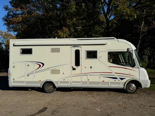 Frankia 7400 BD, hydraulische poten, 3.0 liter V6, Caravans en Kamperen, Campers, Particulier, tot en met 6, Integraal, Overige merken