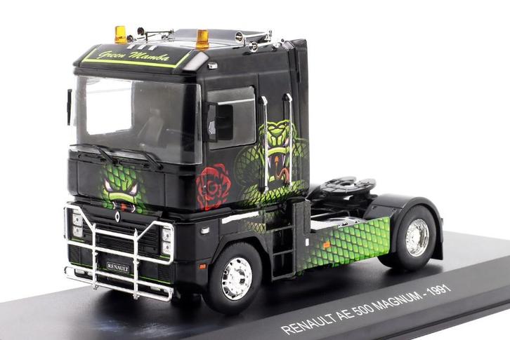 Atlas Renault AE 500 Magnum Green Mamba / Schaal 1:43  NIEUW, Hobby en Vrije tijd, Modelauto's | 1:43, Nieuw, Bus of Vrachtwagen