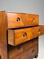 Campaign Ladekast Commode 19e eeuw, Ophalen, Gebruikt, Teakhout, Minder dan 100 cm