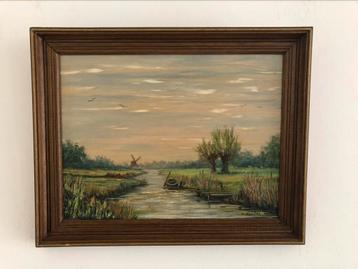 Landschap ochtendgloren C.Quax 1982 beschikbaar voor biedingen