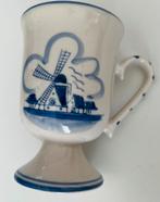Een handbeschilderde mok Delfts Blue Kobalt Windmolen, Huis en Inrichting, Keuken | Servies, Ophalen of Verzenden, Zo goed als nieuw