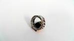 313799-5 Massief Zilveren Buddha to Buddha Chain Ring, Ophalen of Verzenden, Dame, Zilver, Zilver