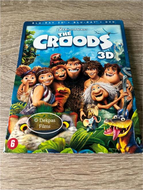 Blu-ray's + Dvd Croods - 3D + 2D Versie - 3-Disc, Cd's en Dvd's, Blu-ray, Tekenfilms en Animatie, 3D, Ophalen of Verzenden