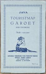 Java, Touristmap Garoet and environs, schaal 1:100.000, 1928, Boeken, Atlassen en Landkaarten, Overige gebieden, Ophalen of Verzenden