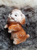 Vintage honden spaarpot, Ophalen of Verzenden, Zo goed als nieuw, Steen, Aardewerk of Keramiek, Dier