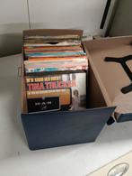 Vintage Vinyl Singles  met koffer, Cd's en Dvd's, Ophalen, Gebruikt, 7 inch, Single
