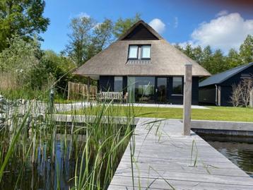 Luxe vakantiehuis 6p te Wanneperveen, direct aan meer