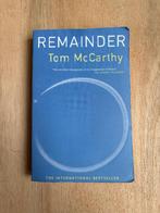 Remainder, Tom McCarthy, Boeken, Gelezen, Europa overig, Verzenden, Tom Mccarthy