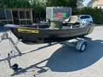 Visboot / console boot honda 15pk met trailer., Ophalen, 10 tot 30 pk, Zo goed als nieuw, 3 tot 6 meter