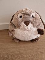 Knuffel Cozy Time handwarmer konijn bruin fluffy K8571, Ophalen of Verzenden, Zo goed als nieuw, Konijn