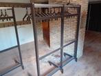 2 Metalen Staande Kapstok/garderobe rekken., Zakelijke goederen, Horeca | Meubilair en Inrichting, Ophalen, Gebruikt