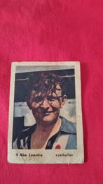 VOETBALPLAATJE ABE LENSTRA 1952 PARADE-CIGARETTEN, Ophalen of Verzenden, Gebruikt, Overige binnenlandse clubs, Poster, Plaatje of Sticker