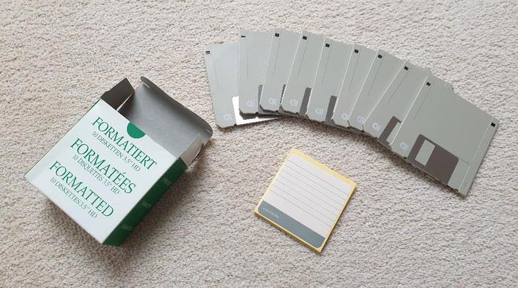 1.44mb floppy disks nieuw in verpakking, Computers en Software, Beschrijfbare discs, Nieuw, Overige typen, Herschrijfbaar, Dubbelzijdig