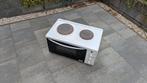 Kleine elektrische oven met kookplaten tafelmodel vrijstaand, Gebruikt, 3 kookzones of minder, Ophalen of Verzenden, Vrijstaand