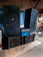 Geluidset Boxen versterkers carnaval hobby, Ophalen, 120 watt of meer, Front, Rear of Stereo speakers, Overige merken