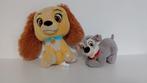 Lady en de vagebond Disney knuffels, Ophalen of Verzenden, Overige figuren, Zo goed als nieuw, Beeldje of Figuurtje
