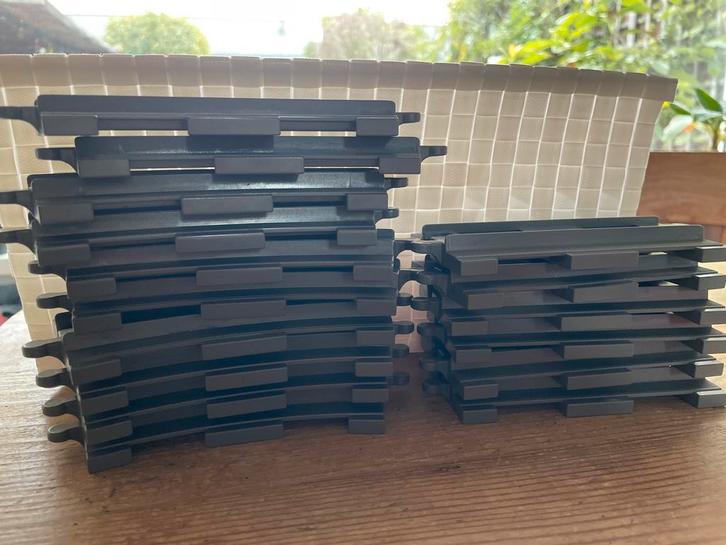 Duplo grijze treinrails, Kinderen en Baby's, Speelgoed | Thomas de Trein, Gebruikt, Ophalen of Verzenden