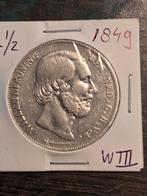 1849, Willem lll, rijksdaalder., Ophalen of Verzenden