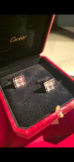 Cartier Santos Cufflinks, Ophalen of Verzenden, Nieuw, Zilver