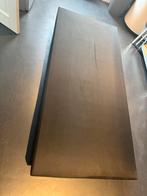 Zwarte boxspring 90x200 cm van Leenbakker, Ophalen, Gebruikt, Zwart, 50 tot 100 cm