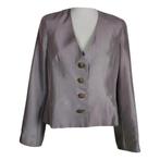 Renato Nucci Lila Blazer 100% Zijde Maat 42, Renato Nucci, Verzenden, Paars, Maat 42/44 (L)