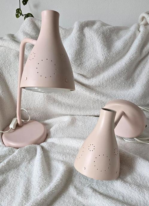 Roze bureau lamp en wandlamp, Huis en Inrichting, Lampen | Wandlampen, Zo goed als nieuw, Ophalen of Verzenden