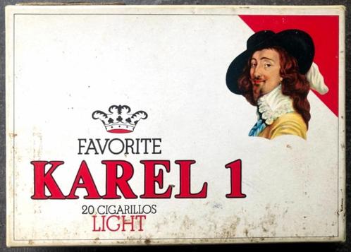 Sigarendoosje van Karel 1, Verzamelen, Rookartikelen, Aanstekers en Luciferdoosjes, Gebruikt, Tabaksdoos of Verpakking, Ophalen