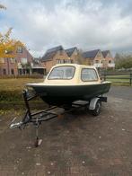 Echt een leuke kajuit/vissersboot, inclusief trailer., Watersport en Boten, Ophalen, Gebruikt, Tot 10 pk, 3 tot 6 meter