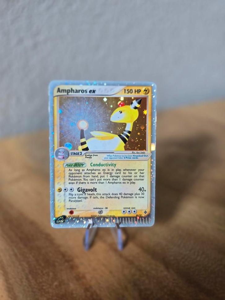 Ampharos EX 89/97, Hobby en Vrije tijd, Verzamelkaartspellen | Pokémon, Zo goed als nieuw, Losse kaart, Foil, Verzenden