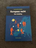 Europees recht, een inleiding - studieboek, Boeken, Ophalen of Verzenden, Zo goed als nieuw, HBO, Constatijn bakker