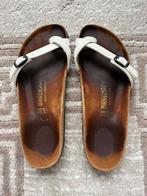 Birkenstock witte teenslippers maat 38, Slippers, Wit, Ophalen of Verzenden, Zo goed als nieuw