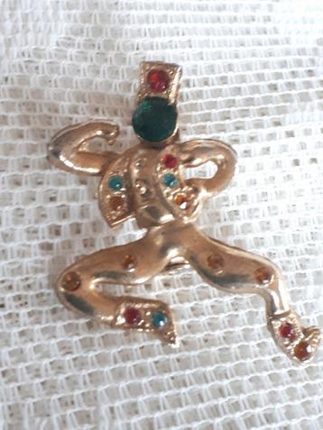 Potmetal Jaren '30-'40 Broche, Danser. GRATIS Verzending. beschikbaar voor biedingen