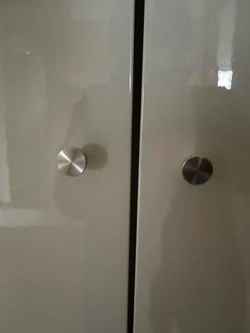 2 ikea HOOGGLANS GRIJS PAX DEUREN ( incl scharnieren)