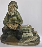 Norman Underhill Beeld Visserman Met Handtekening Vintage, Antiek en Kunst, Ophalen of Verzenden