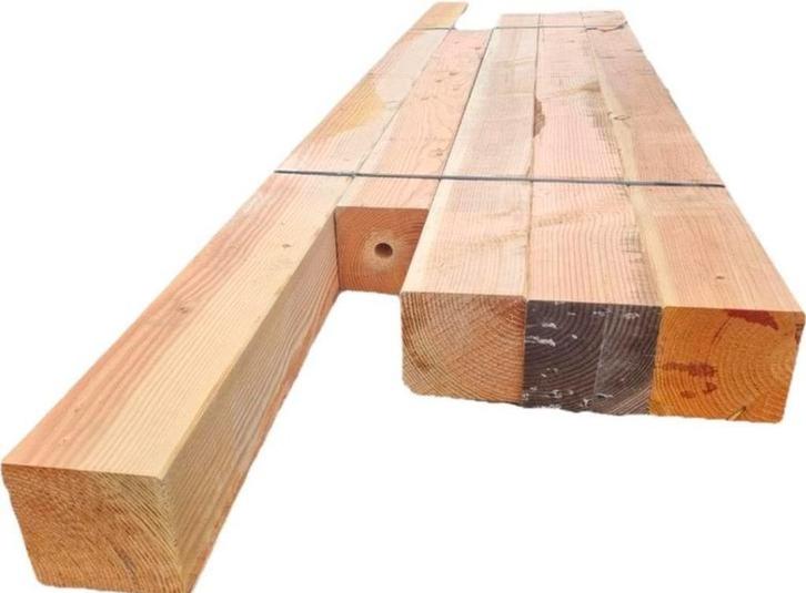 Douglas palen / balken Geschaafd 19.0x19.0 cm - nr: TB32, Tuin en Terras, Palen, Balken en Planken, Nieuw, Balken, 250 cm of meer
