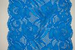 Elastisch Kant geschulpte rand -15cm blauw bloem #4046, Hobby en Vrije tijd, Naaien en Fournituren, Ophalen of Verzenden, Nieuw