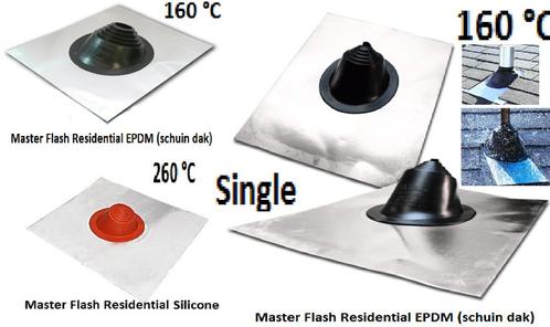 Master Flash Flexibele dakdoorvoeren Houtkachel Amsterdam, Doe-het-zelf en Verbouw, Ventilatie en Afzuiging, Nieuw, Ophalen of Verzenden